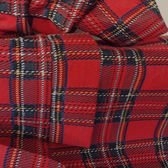 Revamped 90's Oversized Red Plaid Blazer size Small - Picture 9 of 16